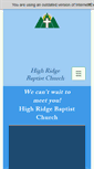 Mobile Screenshot of highridgebaptist.com